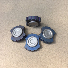 Rotobow Nano Ti anodized Blue titanium fidget spinner