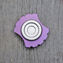 Rotobow Nano Ti anodized Purple titanium fidget spinner