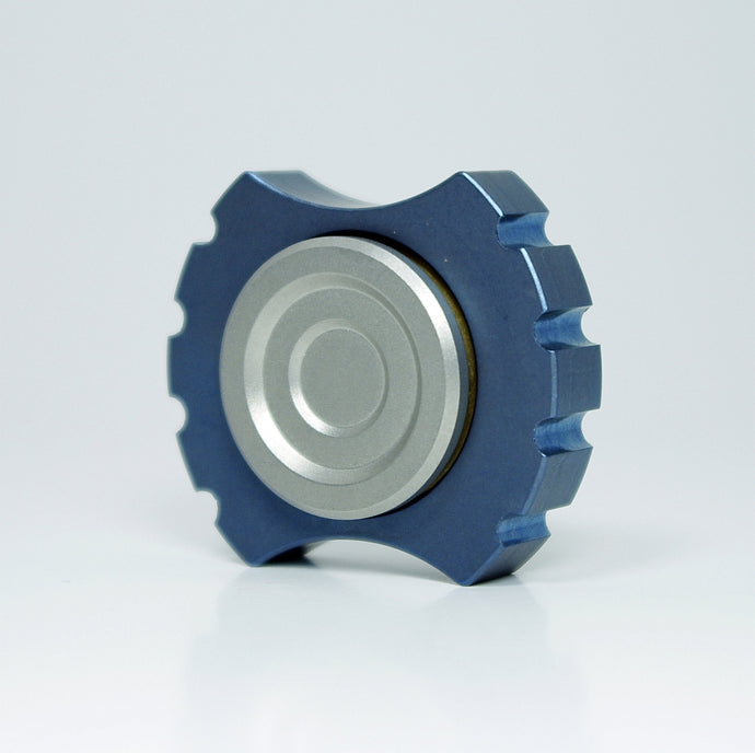 Rotobow Nano Ti anodized Blue titanium fidget spinner