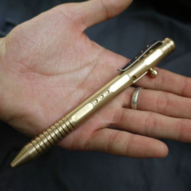 x Brass Tactical Pen, Self Defense and Glass Breaker