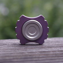 Rotobow Nano Ti anodized Purple titanium fidget spinner