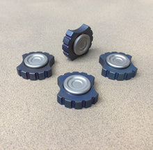 Rotobow Nano Ti anodized Blue titanium fidget spinner